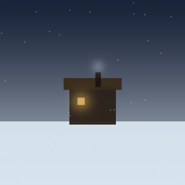 Snowbound Cabin