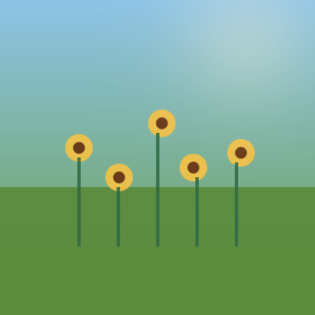 Sunflower Tilt