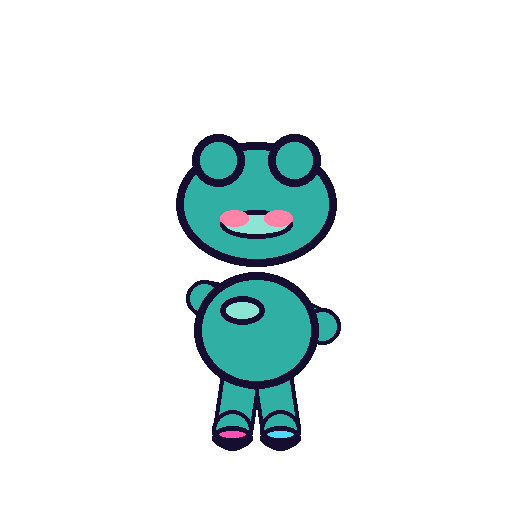 Teal Frog